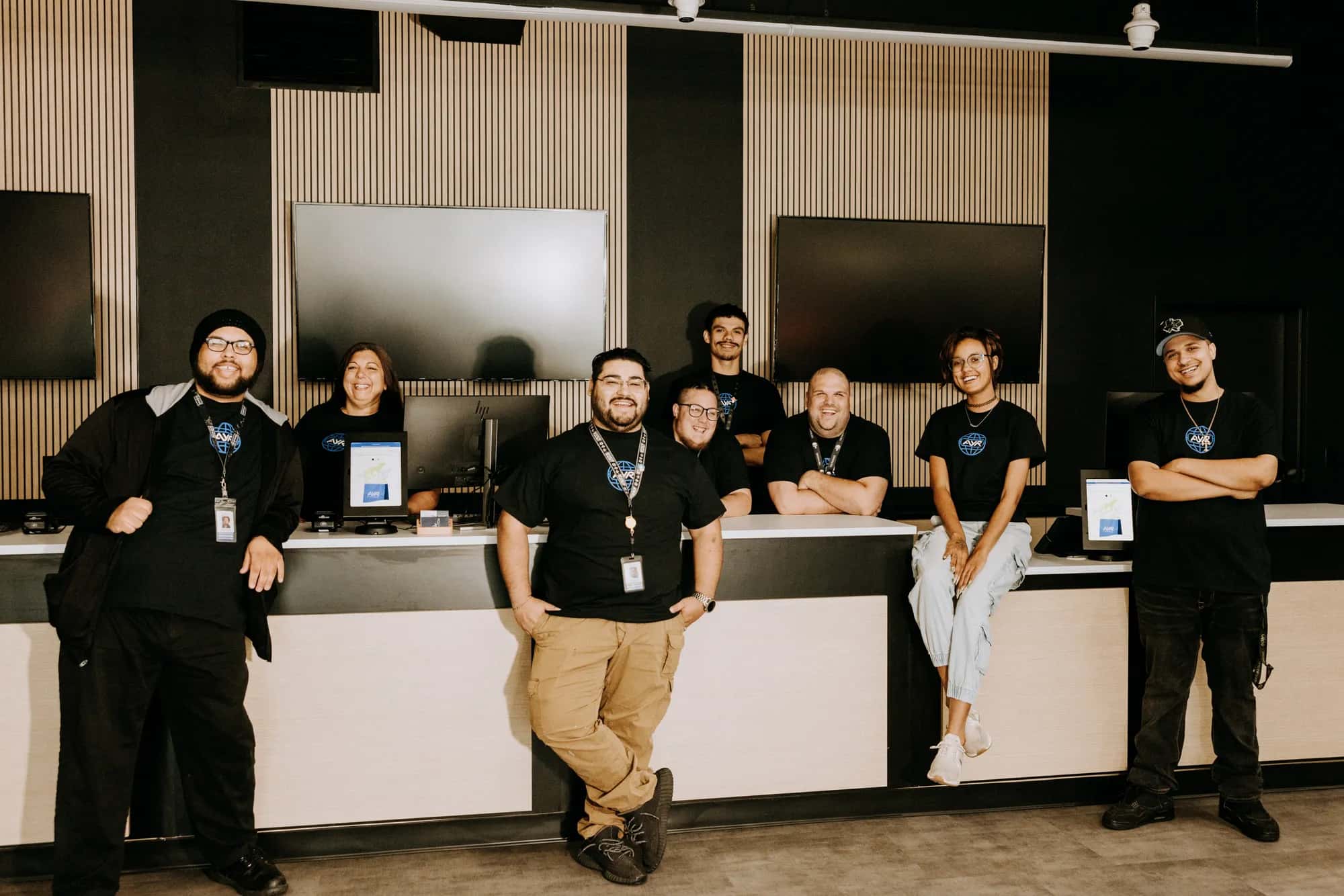 The Ayr Cannabis Dispensary team behind the counter