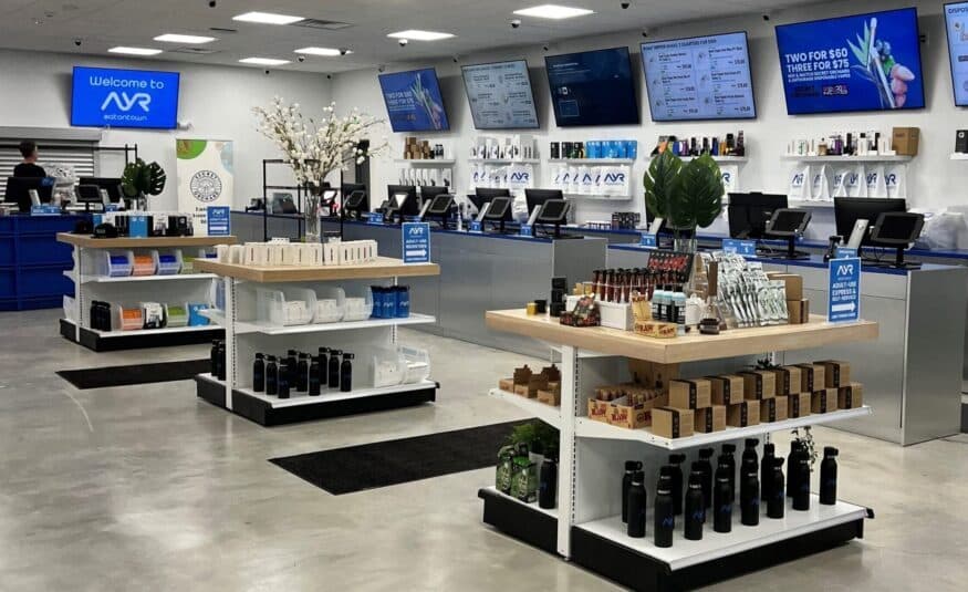 The official storefront of Ayr Cannabis Dispensary Eatontown at 59 Main Street